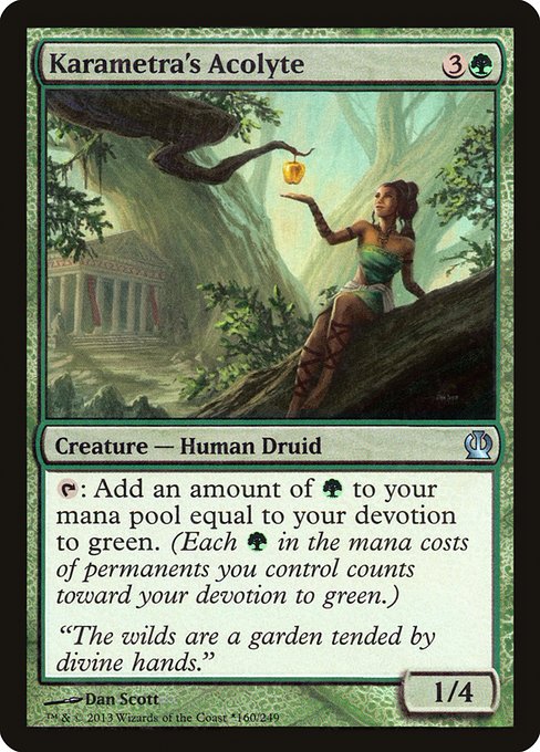 Karametra's Acolyte (Foil) - Gift Boxes and Promos