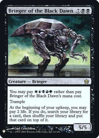 Bringer of the Black Dawn - The List Reprints