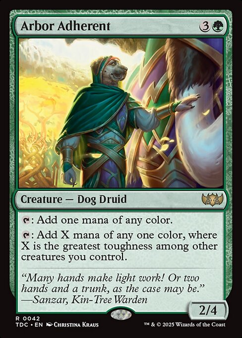 Arbor Adherent - Commander: Tarkir: Dragonstorm