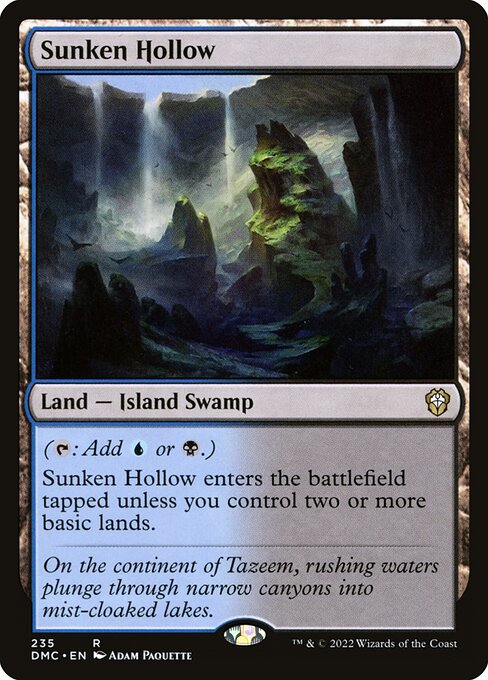 Sunken Hollow - Commander: Dominaria United