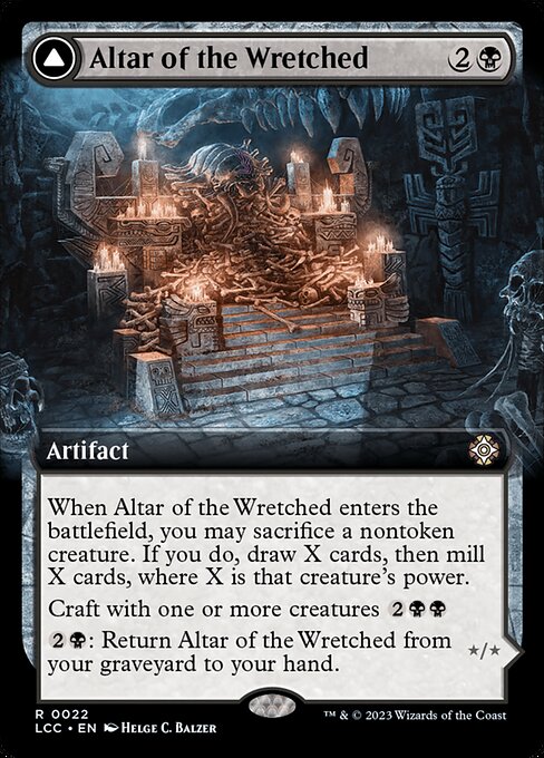 Altar of the Wretched (Extended Art) (Foil) - Commander: The Lost Caverns of Ixalan
