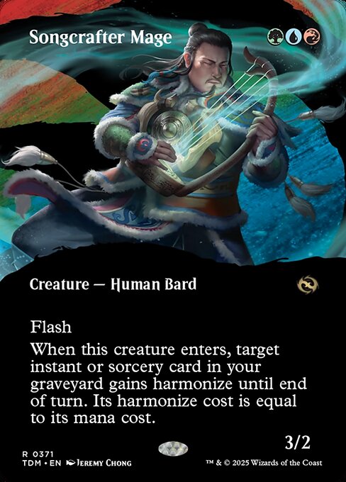 Songcrafter Mage (Borderless) - Tarkir: Dragonstorm