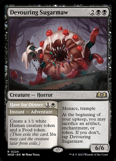 Devouring Sugarmaw (Foil) - Wilds of Eldraine