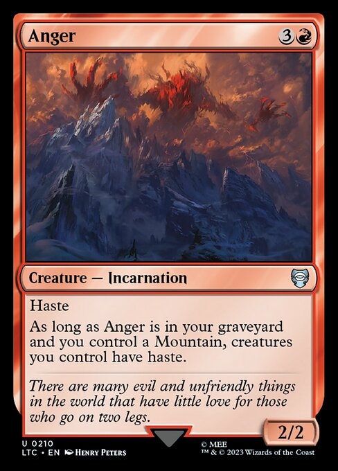 Anger - Commander: The Lord of the Rings: Tales of Middle-earth