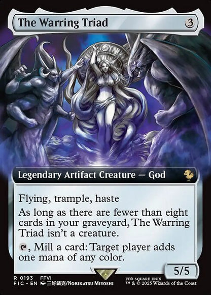The Warring Triad (Extended Art) - Commander: FINAL FANTASY