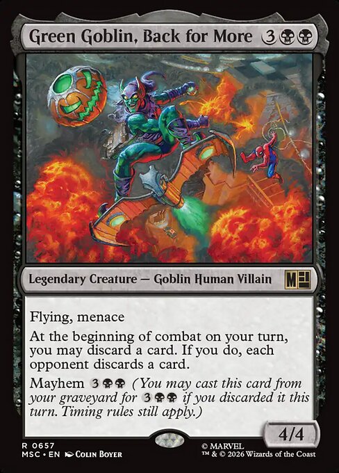 Green Goblin, Back for More - Commander: Marvel Super Heroes