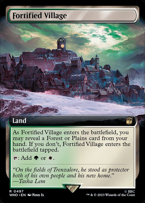 Fortified Village (Extended Art) - Universes Beyond: Doctor Who