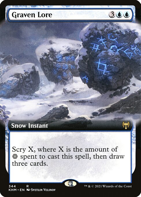 Graven Lore (Extended Art) - Kaldheim