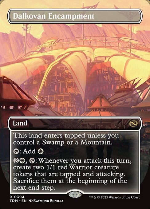 Dalkovan Encampment (Borderless) - Tarkir: Dragonstorm