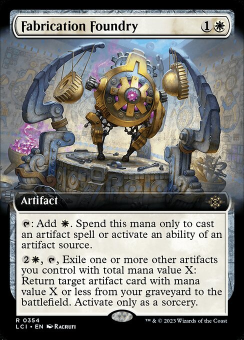 Fabrication Foundry (Extended Art) - The Lost Caverns of Ixalan