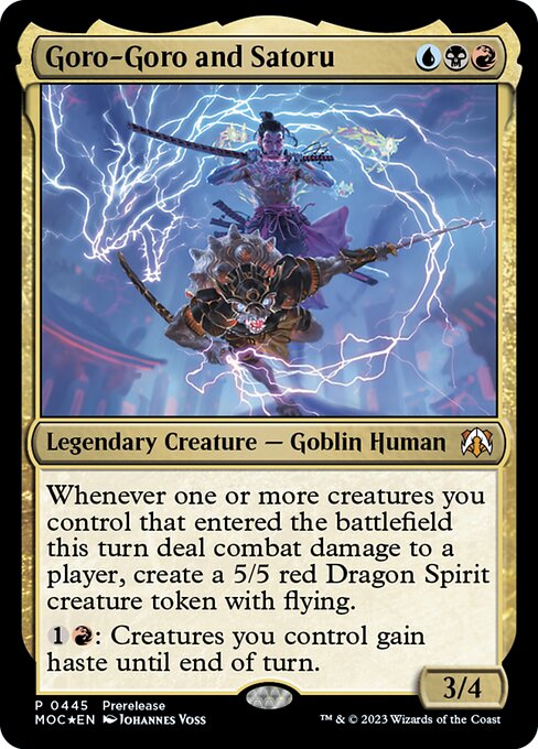 Goro-Goro and Satoru - Prerelease Cards