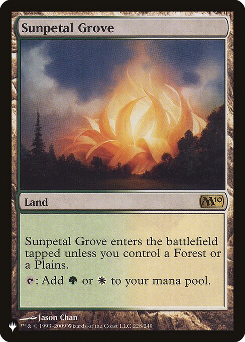 Sunpetal Grove - The List Reprints