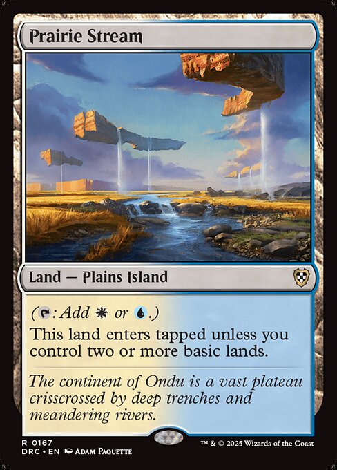 Prairie Stream - Commander: Aetherdrift