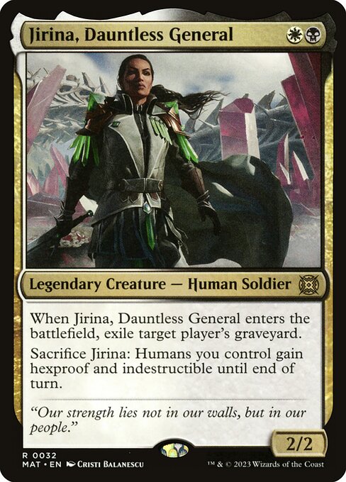 Jirina, Dauntless General (Foil) - March of the Machine: The Aftermath
