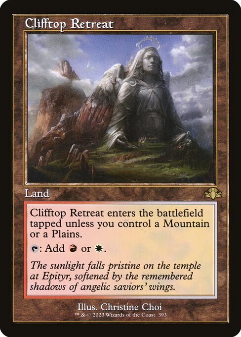 Clifftop Retreat (Retro Frame) - Dominaria Remastered