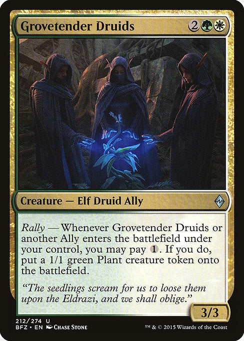 Grovetender Druids - Battle for Zendikar
