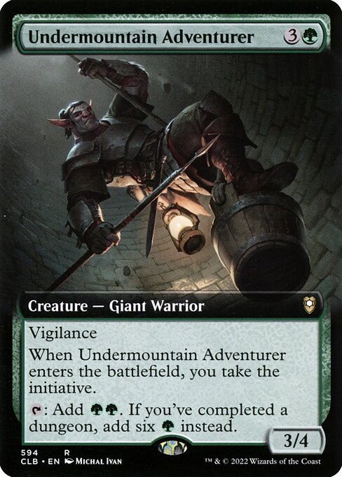 Undermountain Adventurer (Extended Art) - Commander Legends: Battle for Baldur's Gate