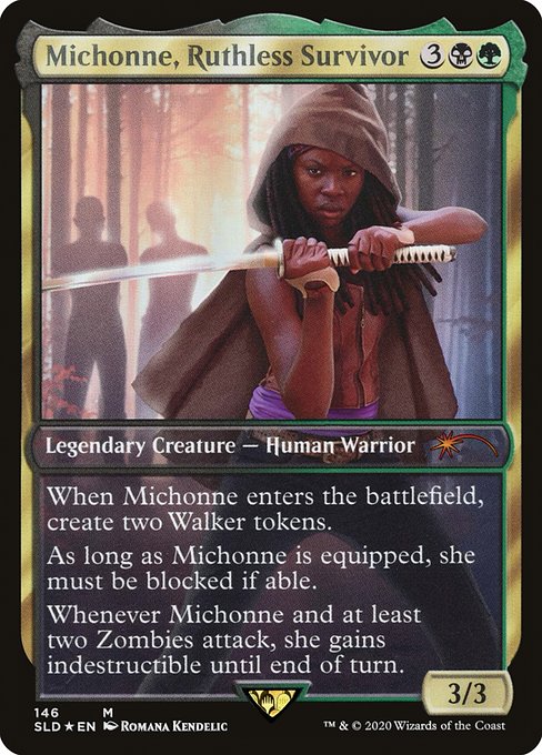 Michonne, Ruthless Survivor (Foil) - Secret Lair Drop Series