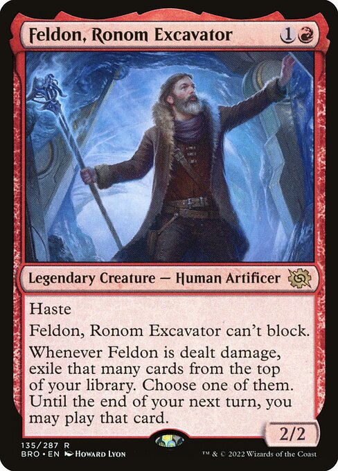Feldon, Ronom Excavator (Foil) - The Brothers' War