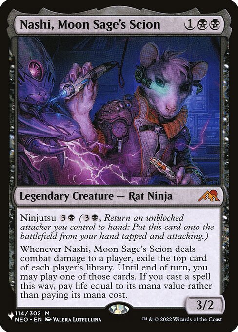 Nashi, Moon Sage's Scion - The List Reprints