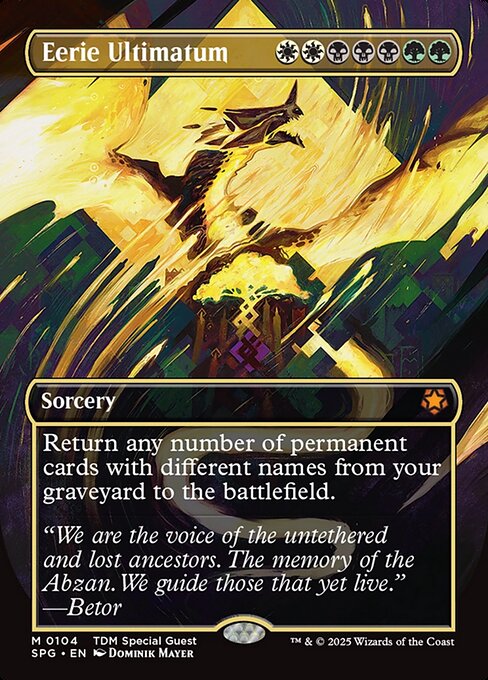 Eerie Ultimatum (Borderless) - Special Guests