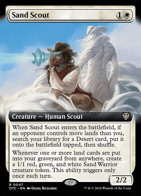 Sand Scout (Extended Art) - Commander: Outlaws of Thunder Junction
