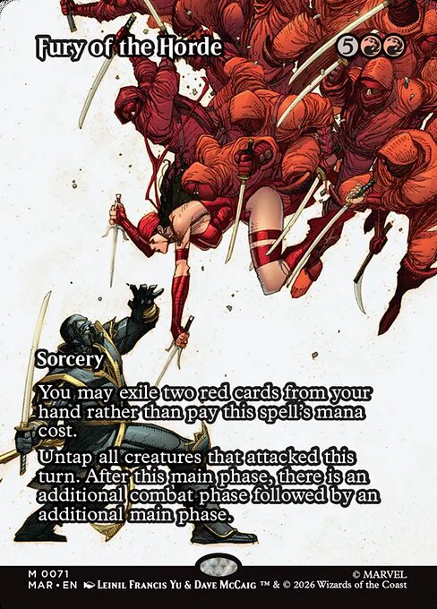 Fury of the Horde (Borderless) - Marvel Universe Eternal-Legal