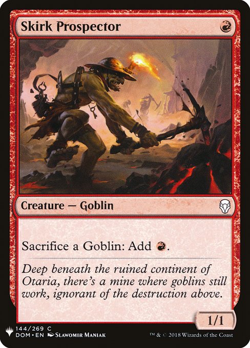 Skirk Prospector - The List Reprints