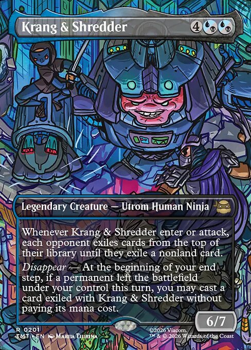 Krang & Shredder (Borderless) - Teenage Mutant Ninja Turtles