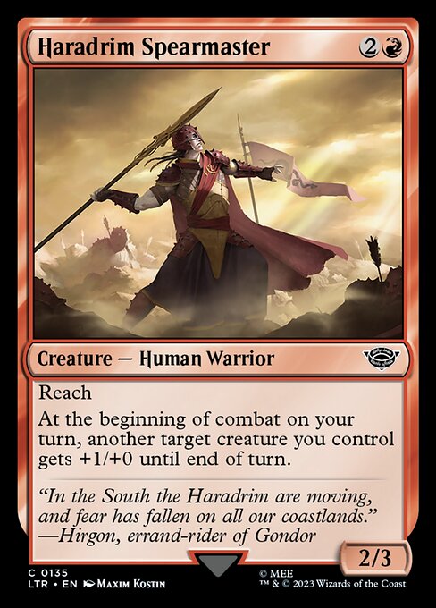 Haradrim Spearmaster - Universes Beyond: The Lord of the Rings: Tales of Middle-earth