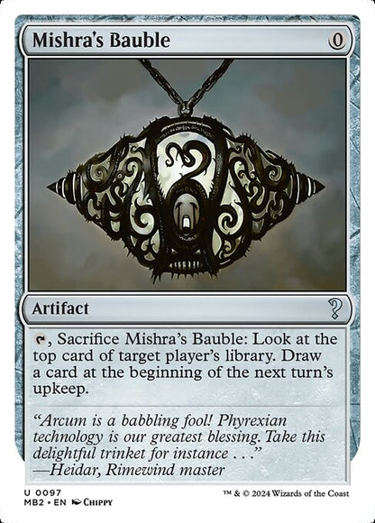 Mishra's Bauble (White Border) - Mystery Booster 2
