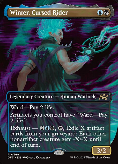 Winter, Cursed Rider (Borderless) - Aetherdrift