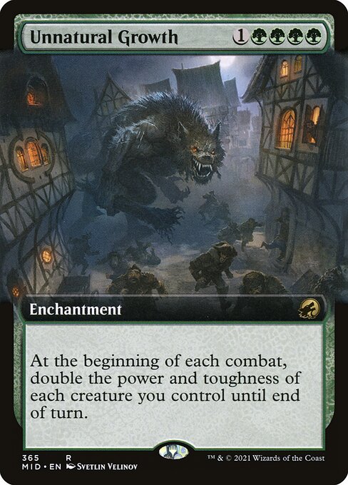 Unnatural Growth (Extended Art) - Innistrad: Midnight Hunt