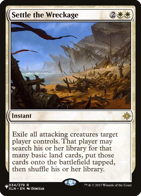 Settle the Wreckage - The List Reprints