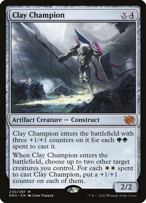 Clay Champion (Foil) - The Brothers' War