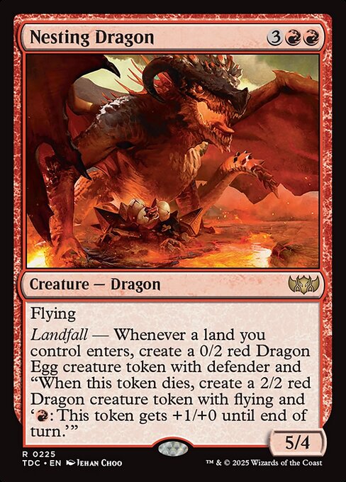 Nesting Dragon - Commander: Outlaws of Thunder Junction