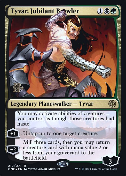 Tyvar, Jubilant Brawler - Prerelease Cards
