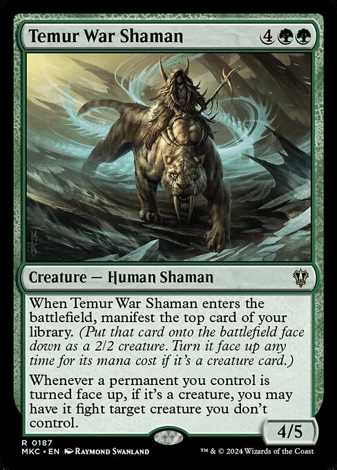 Temur War Shaman - Commander: Murders at Karlov Manor