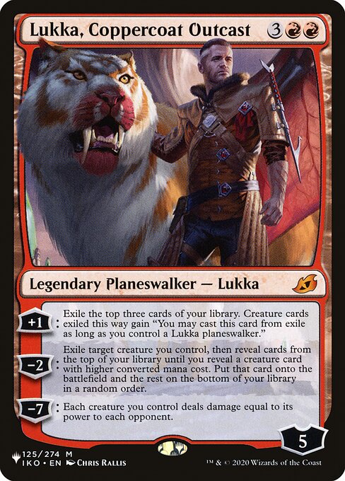 Lukka, Coppercoat Outcast - The List Reprints