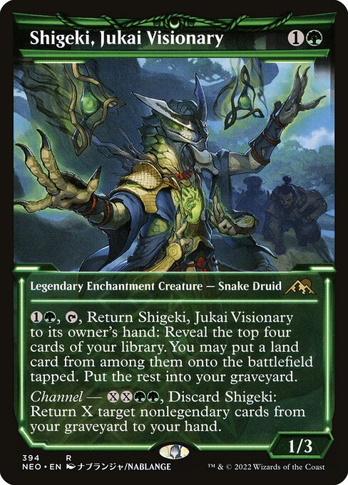 Shigeki, Jukai Visionary (Showcase) - Kamigawa: Neon Dynasty