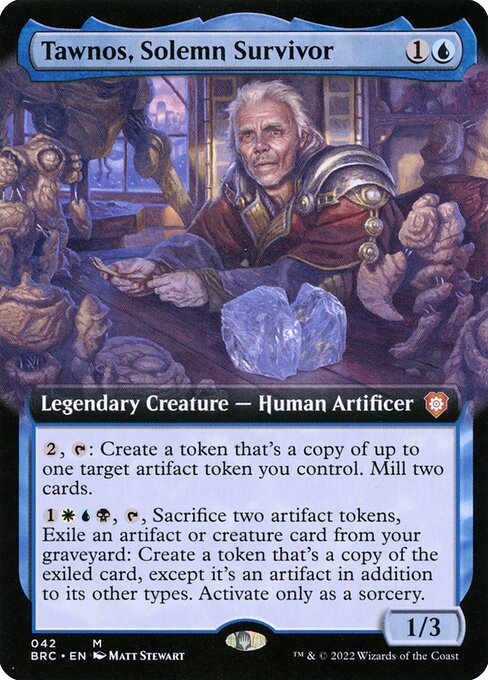 Tawnos, Solemn Survivor (Extended Art) - Commander: The Brothers' War