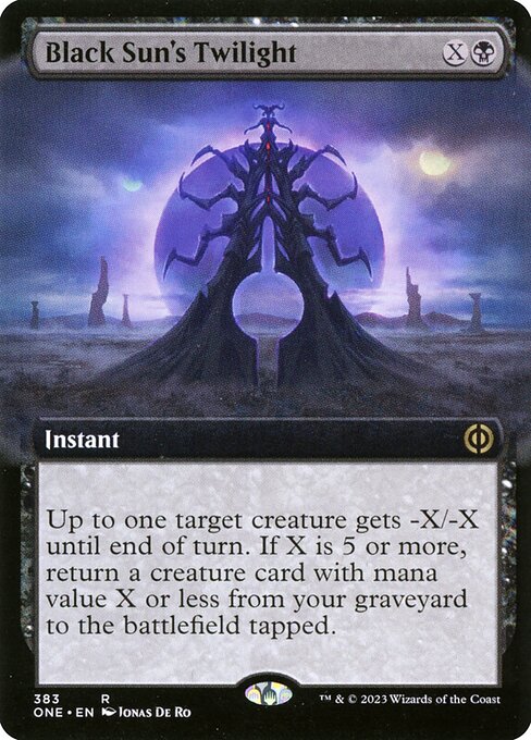 Black Sun's Twilight (Extended Art) - Phyrexia: All Will Be One