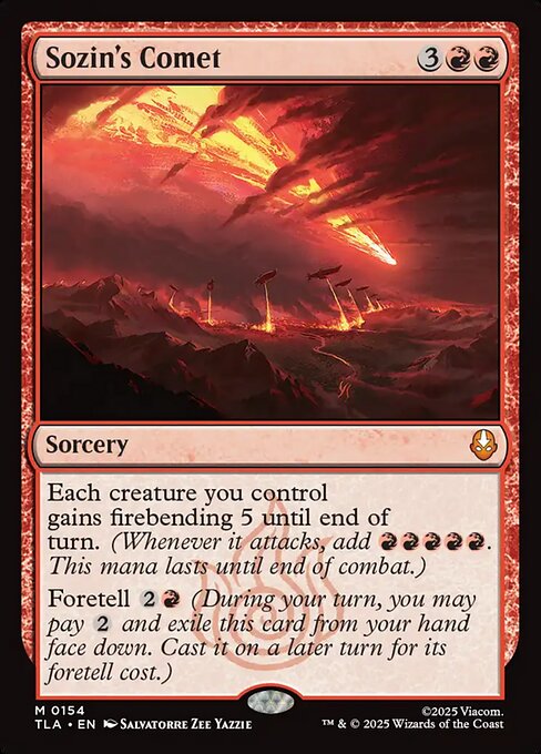Sozin's Comet (Foil) - Avatar: The Last Airbender