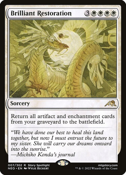Brilliant Restoration (Foil) - Kamigawa: Neon Dynasty