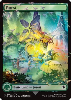 Forest (Chocobo Track Foil) - Commander: FINAL FANTASY