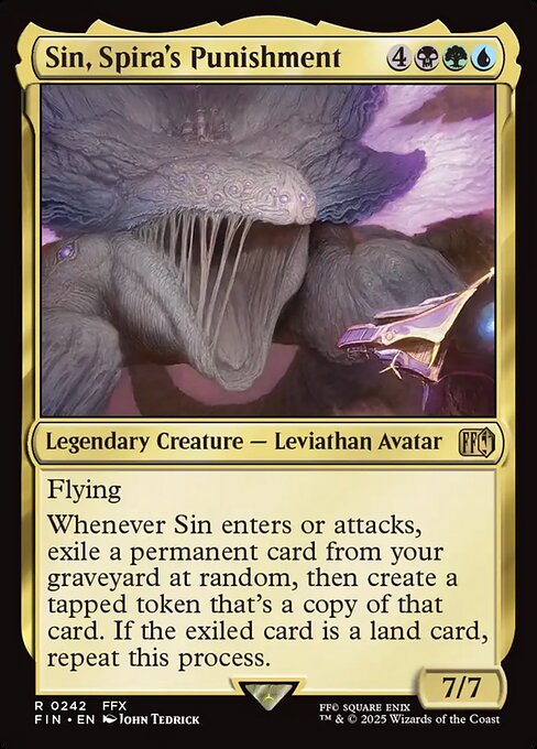 Sin, Spira's Punishment (Borderless) (Foil) - FINAL FANTASY