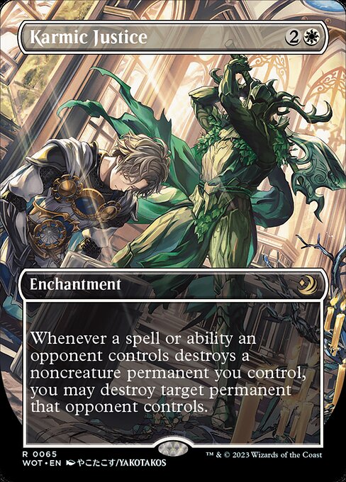 Karmic Justice (Anime Borderless) - Wilds of Eldraine: Enchanting Tales