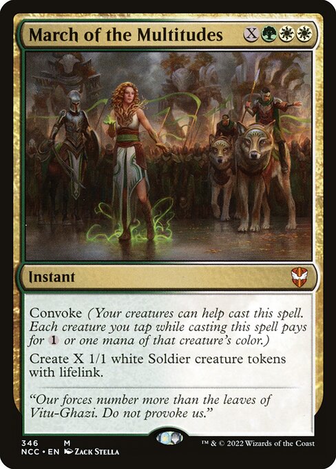 March of the Multitudes - Commander: Streets of New Capenna