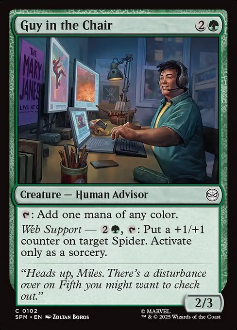 Guy in the Chair (Foil) - Marvel's Spider-Man