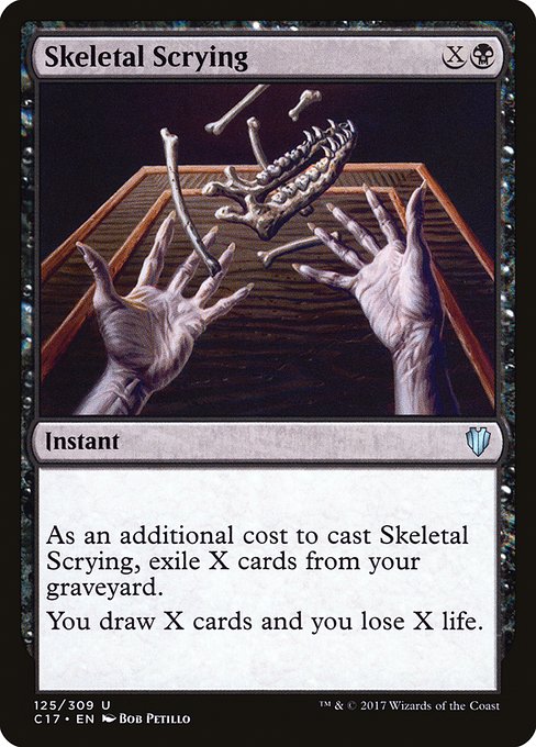 Skeletal Scrying - Commander 2017